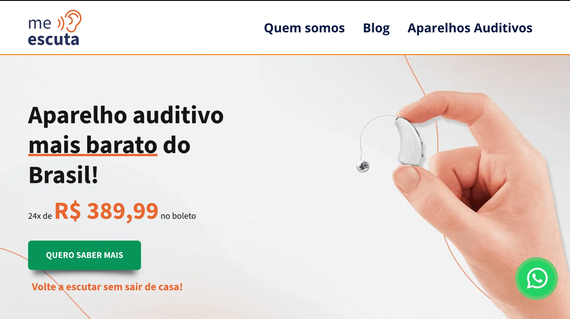 Capa do projeto ZapBot Me Escuta — chatbot de IA no WhatsApp para captação de leads